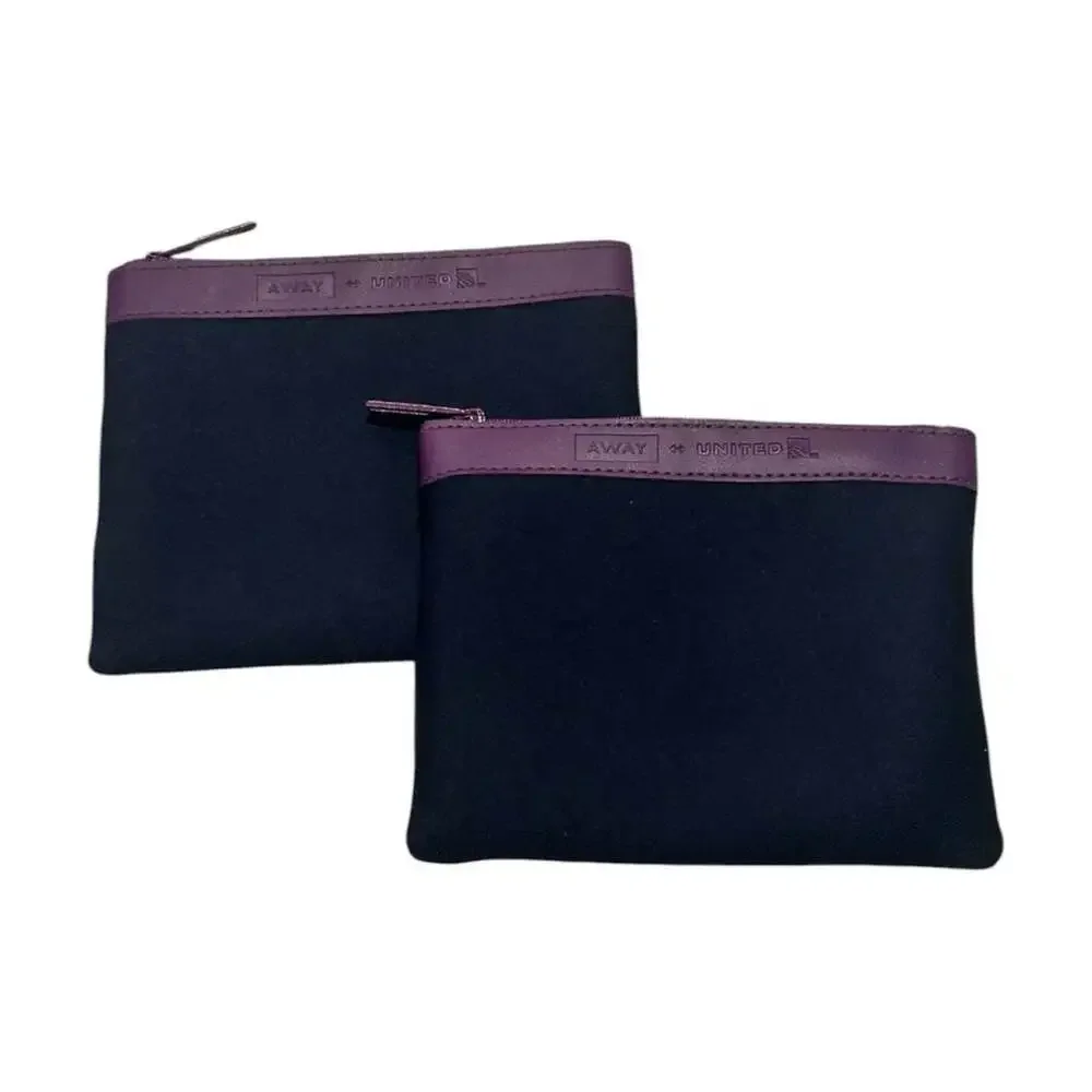 Set of 6 Assorted Cosmetic Bags Including Cynthia Rowley, Dickies, Away x United